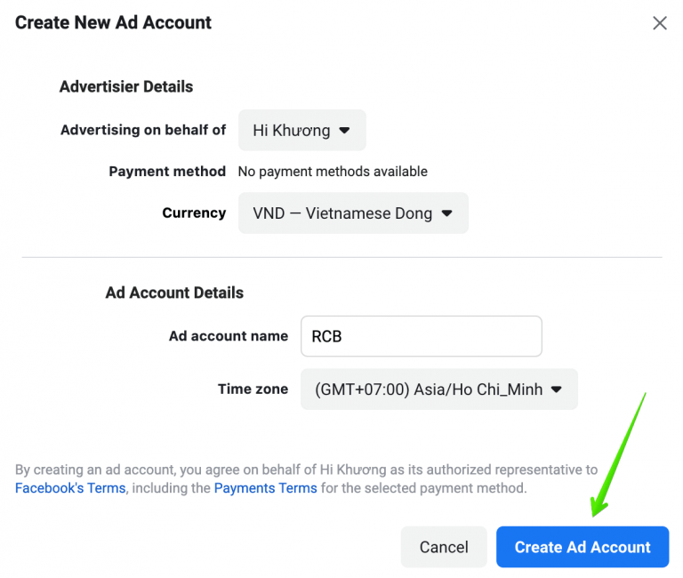 Tạo tài khoản (và bắt đầu chạy) quảng cáo Facebook ads chi tiết