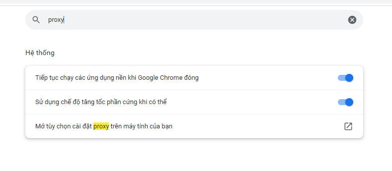 Hướng dẫn cấu hình Proxy và sử dụng cho Google Chrome