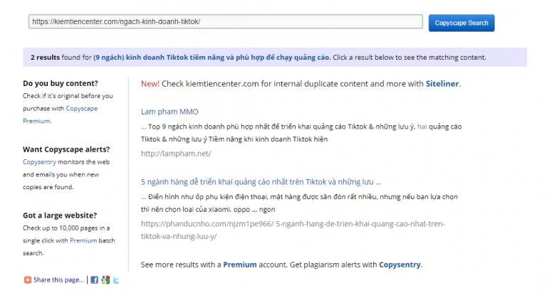 9 công cụ check unique content, xem nội dung có sao chép hay độc nhất?