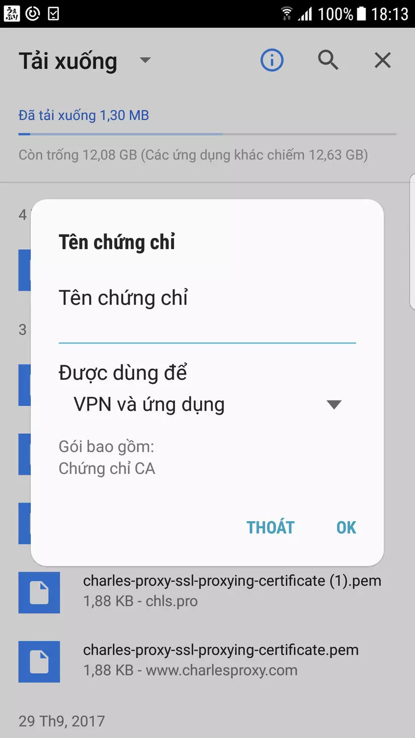 Sử dụng Charles Proxy để theo dõi network traffic trên Android