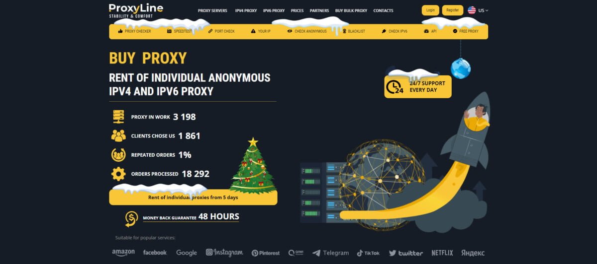 Top 10 trang web cung cấp Proxy IPv6- Giá thành, quốc gia, host và tốc độ