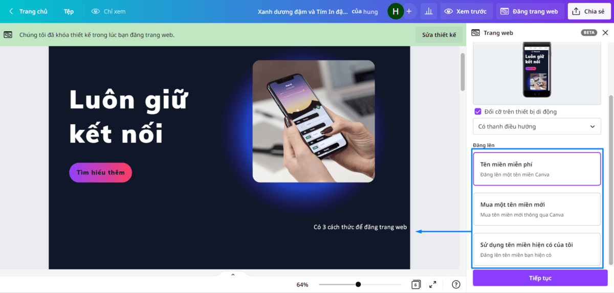 Screenshot 14 1 Review Canva - Công cụ thiết kế và xuất bản trực tuyến