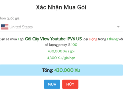 Screenshot 45 Hướng dẫn mua Proxy trên nền tảng ProxyV6.net