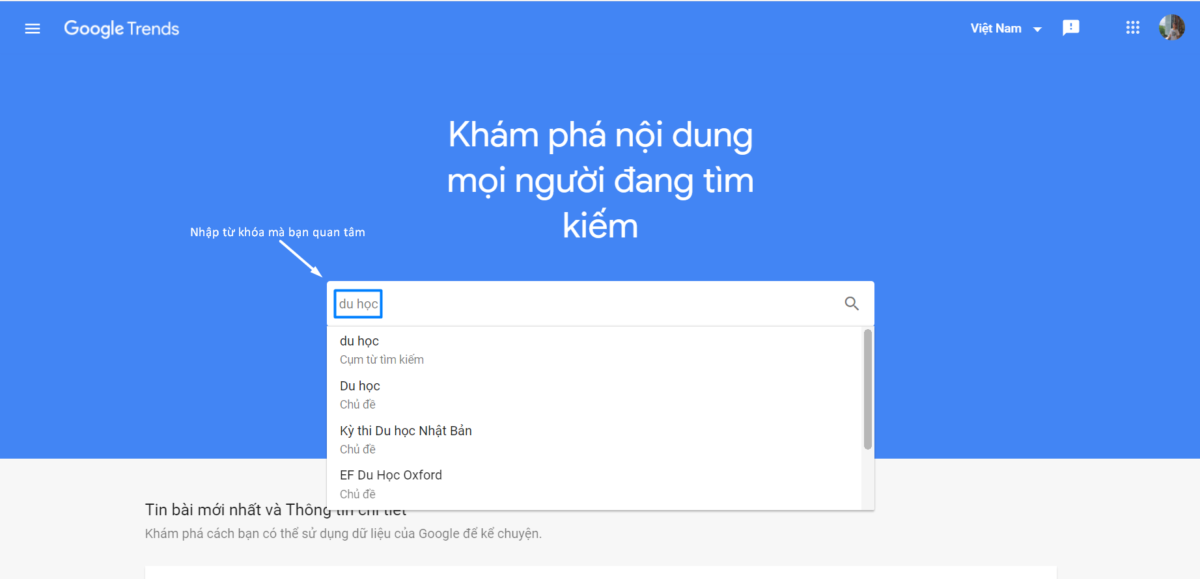 Screenshot 9 1 Review về Google Trends