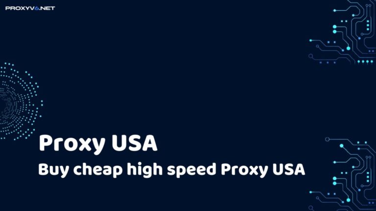 Proxy USA – Buy cheap high speed Proxy USA