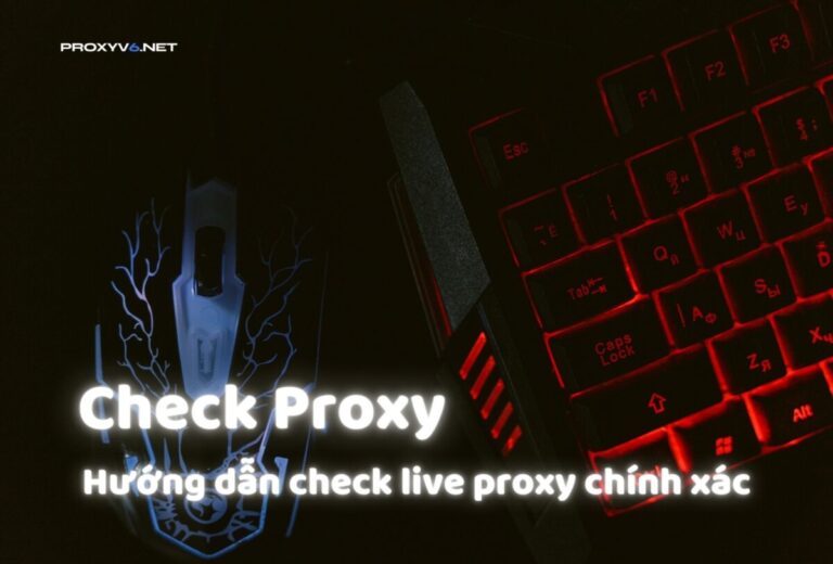 Check Proxy – Hướng dẫn check live proxy chính xác