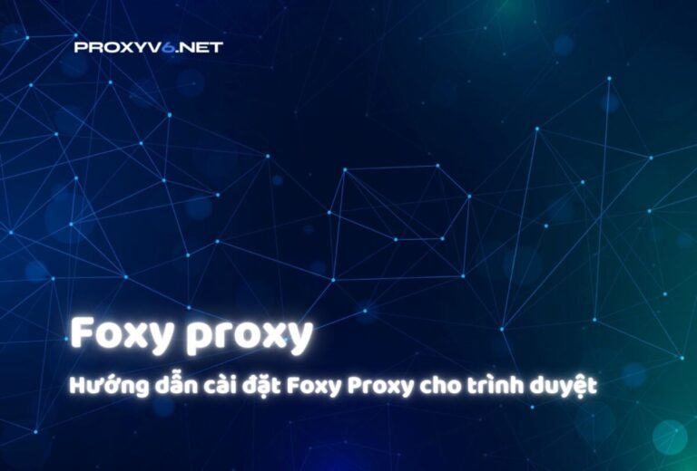 Foxy proxy – Hướng dẫn cài đặt Foxy Proxy cho trình duyệt