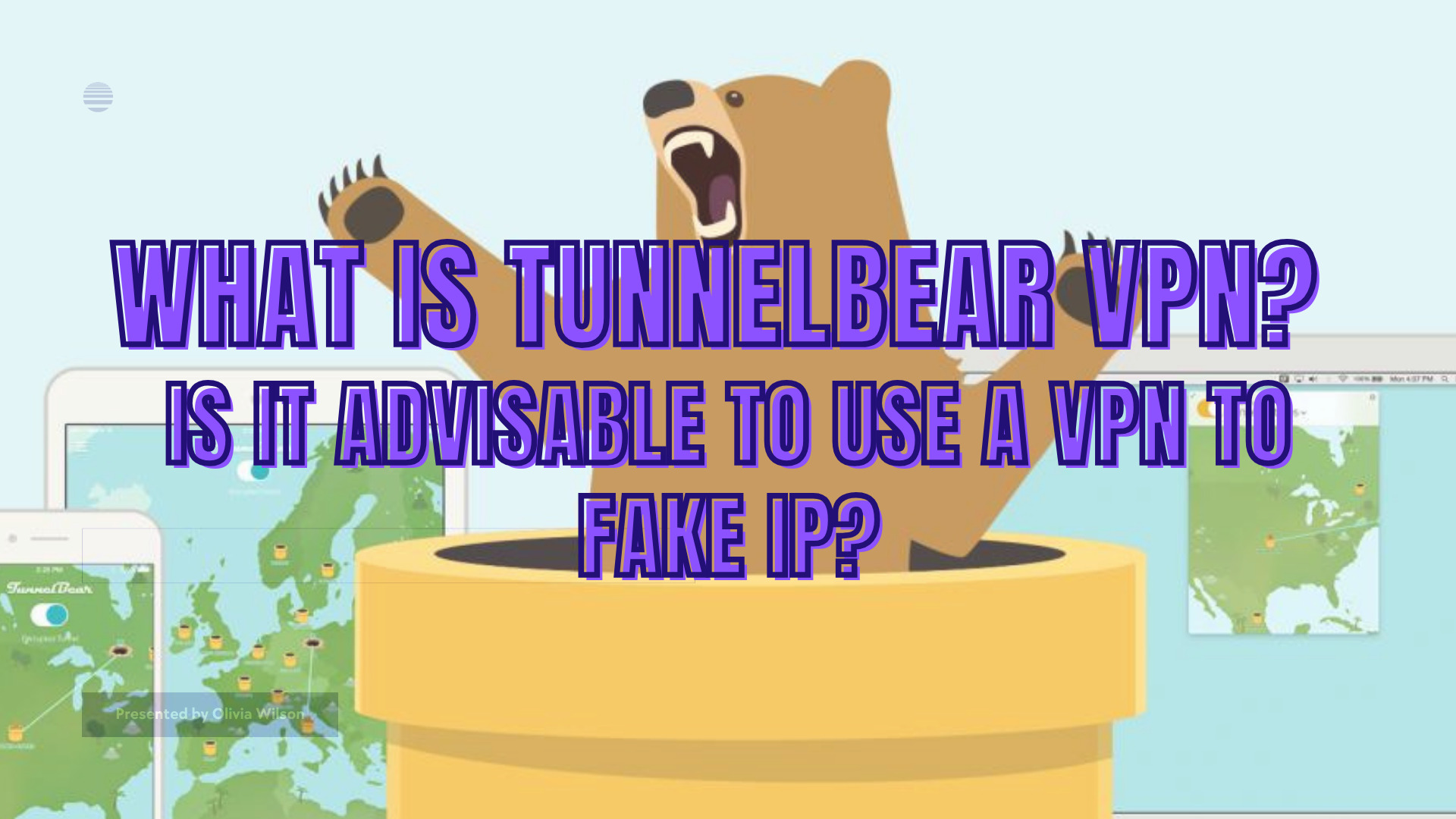 What is TunnelBear VPN? Is it advisable to use a VPN to Fake IP?