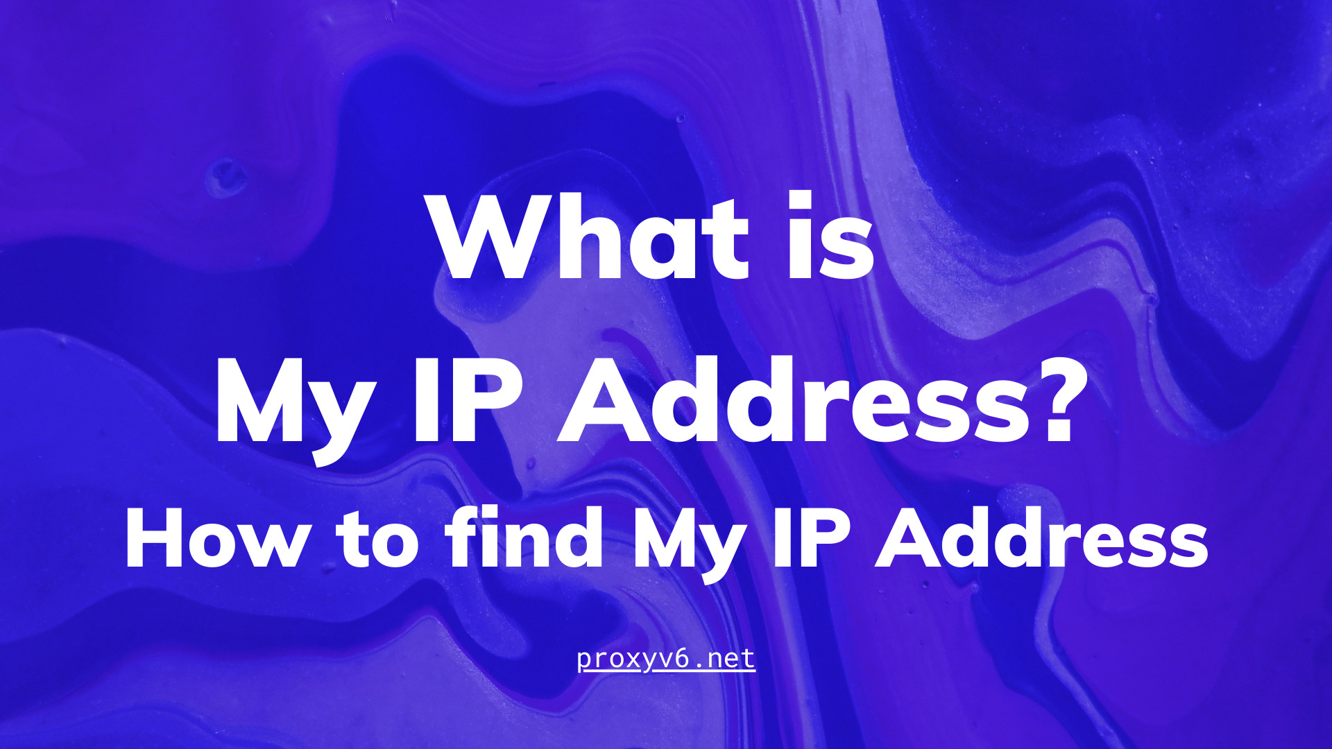 HowTo-Locate My IP Address