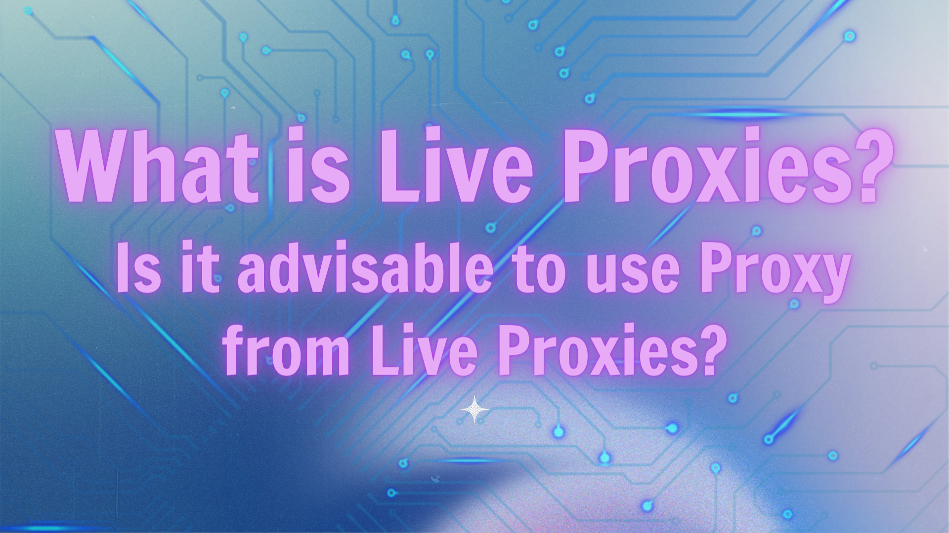 What is Live Proxies? Is it advisable to use Proxy from Live Proxies?