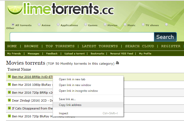 Limetorrents Proxy