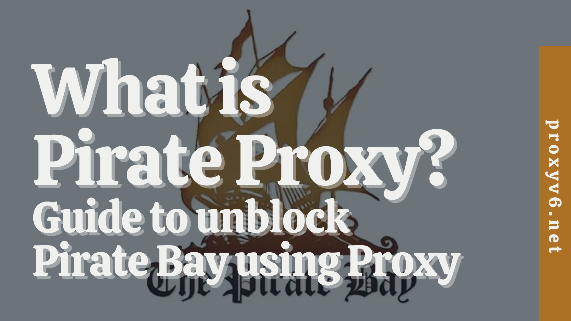 What is Pirate Proxy? Guide to unblock Pirate Bay using Proxy