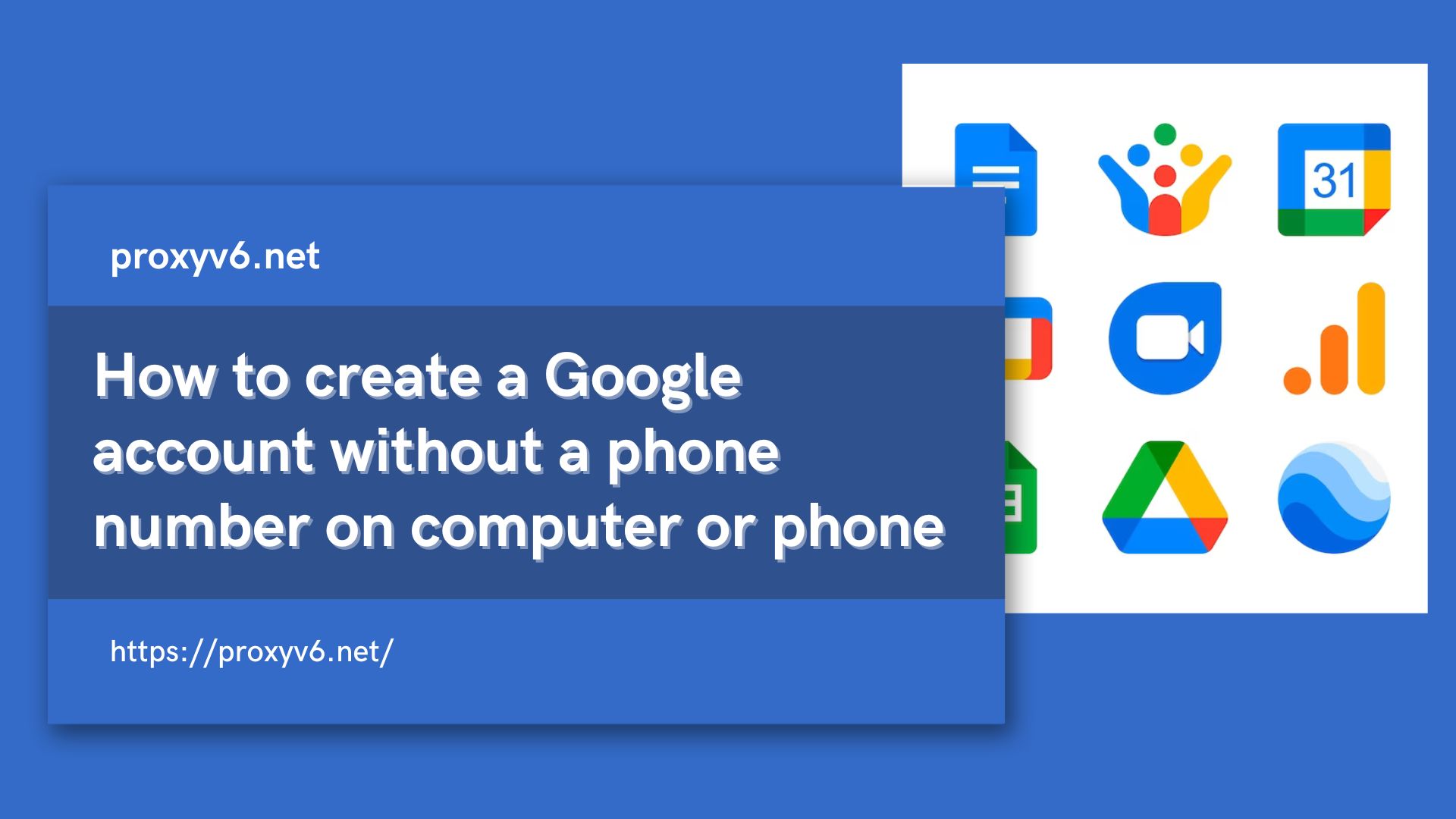 How to create a Google account without a phone number on computer or phone?