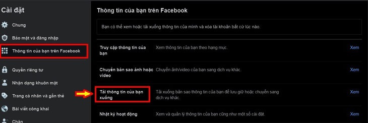 khôi phục tin nhắn đã xóa trên messenger