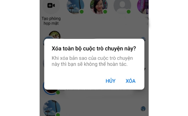 khôi phục tin nhắn đã xóa trên messenger