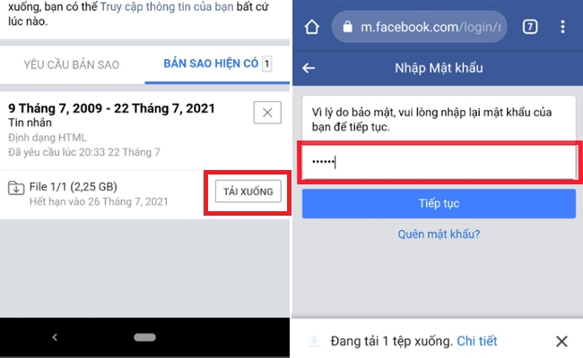 khôi phục tin nhắn đã xóa trên messenger