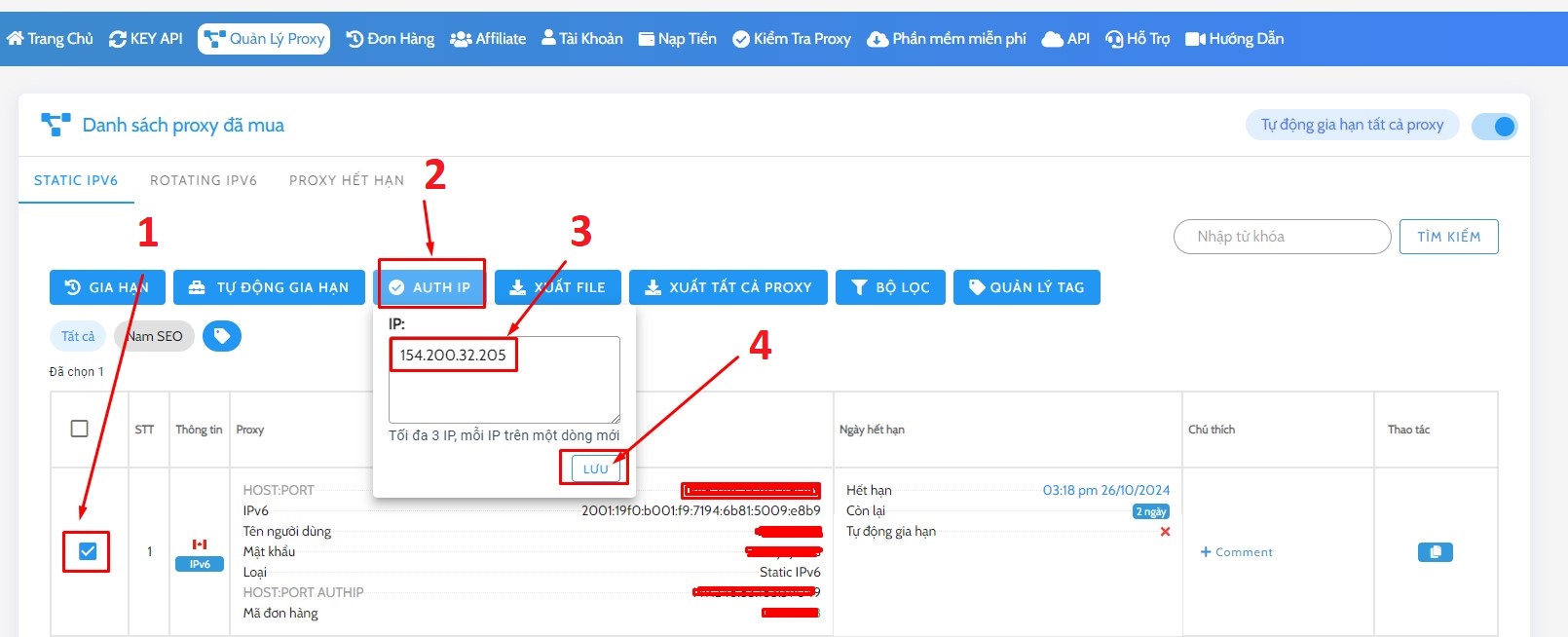 authip IP Authentication là gì? Hướng dẫn xác thực IP Authentication cho Proxyv6