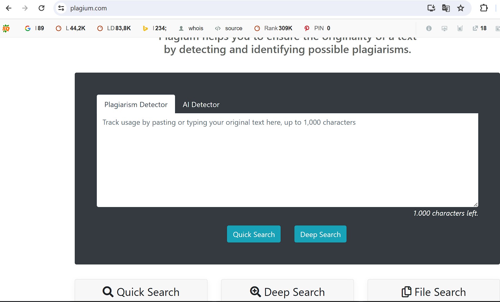 top 5 websites, best free online plagiarism checker software