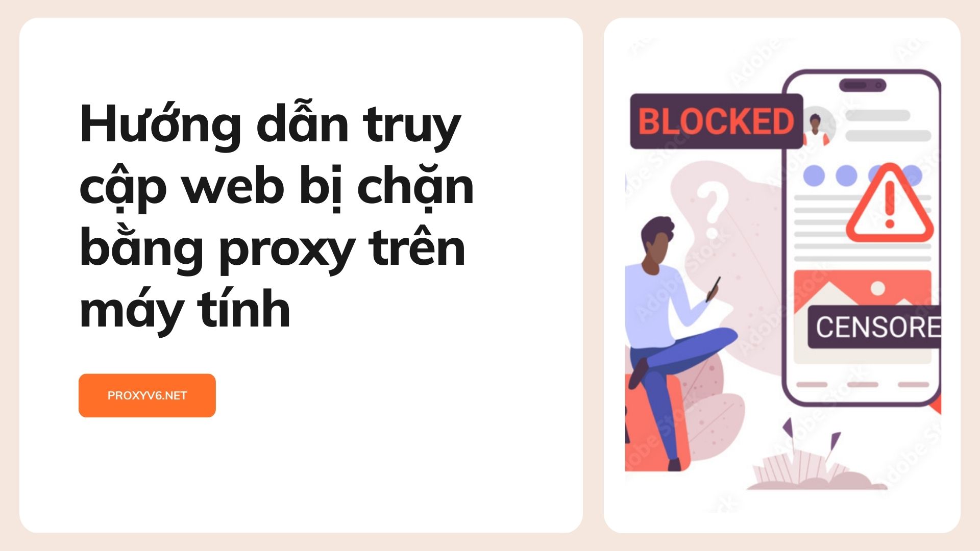 web bị chặn