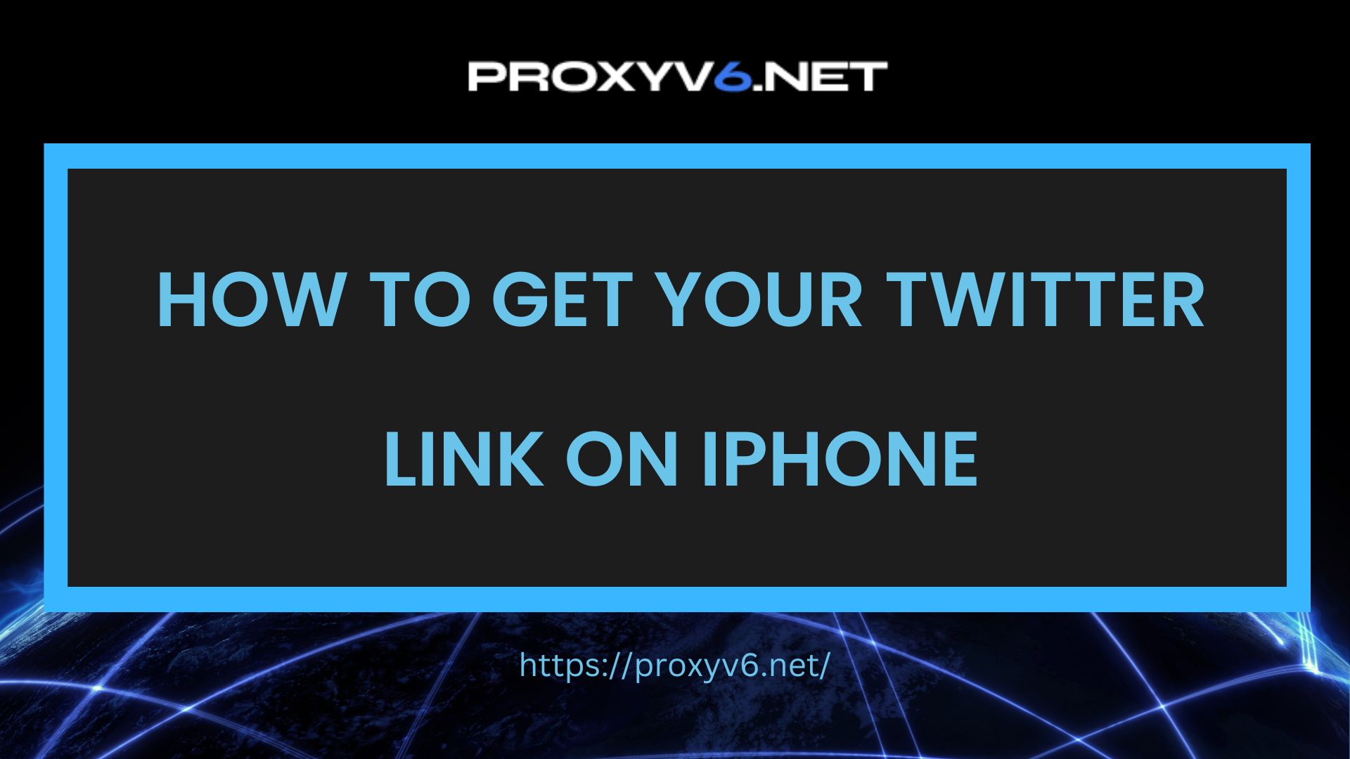 How to get your Twitter link on iPhone