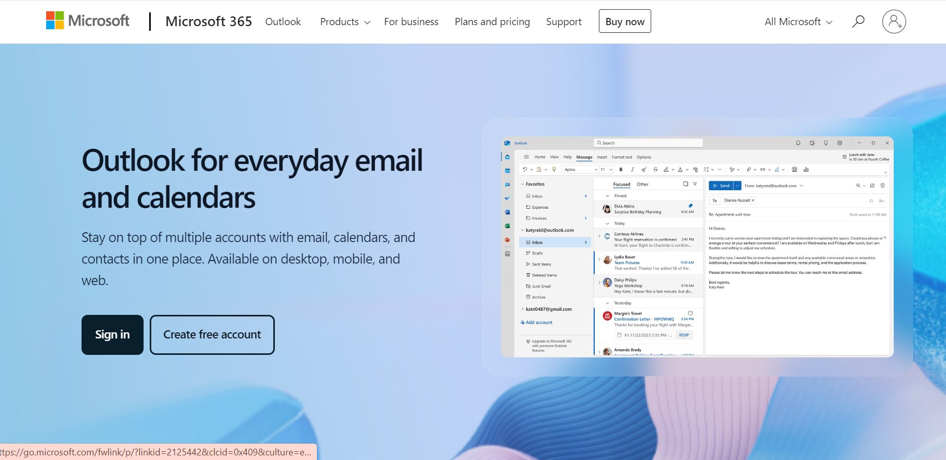 The simple and quick way to log in to Outlook mail