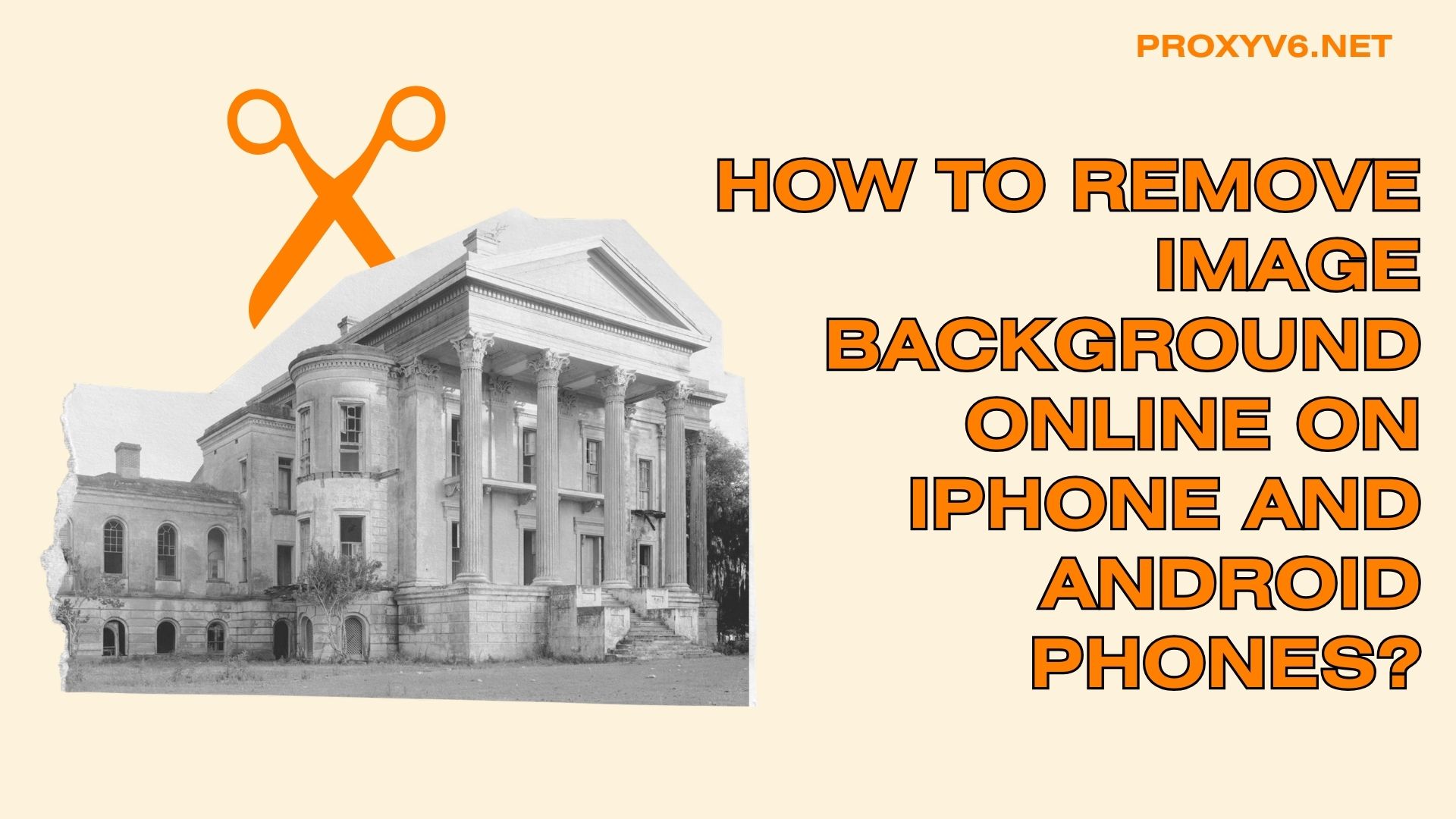 How to remove image background online on iPhone and Android phones?
