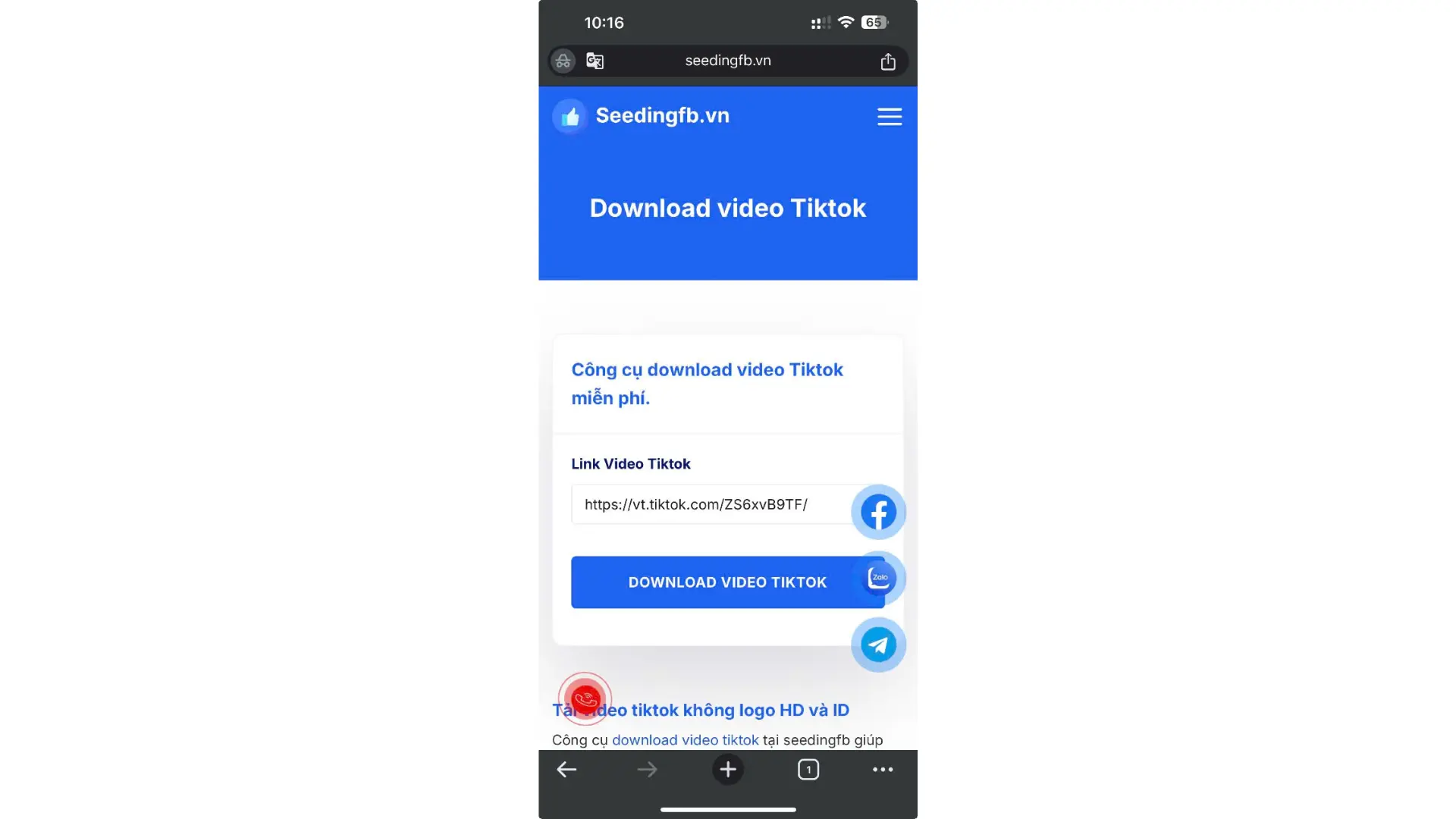 Download Video tiktok