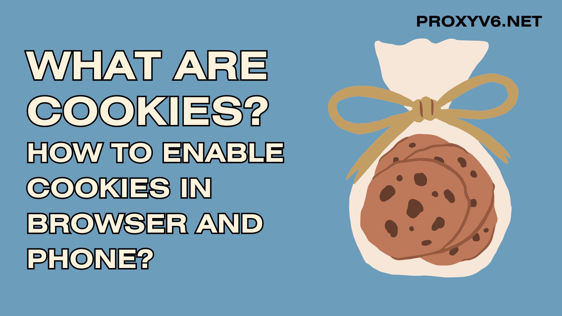 What are cookies? How to enable cookies in browser and phone?