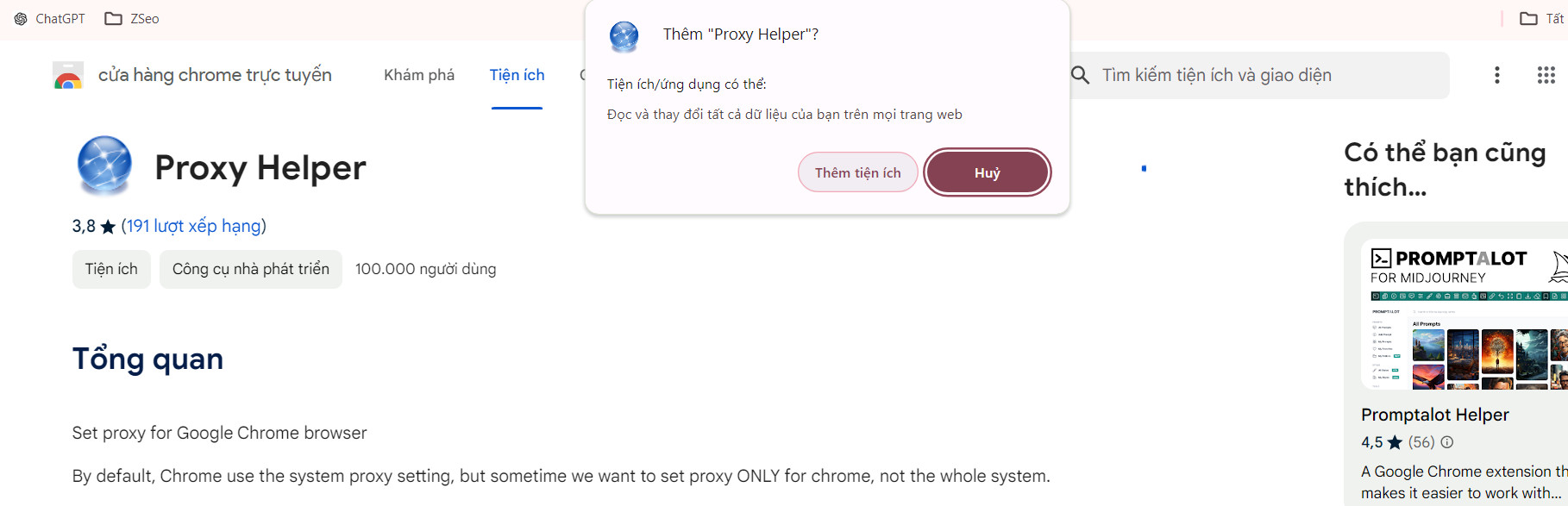 Hướng dẫn Fake IP Chrome