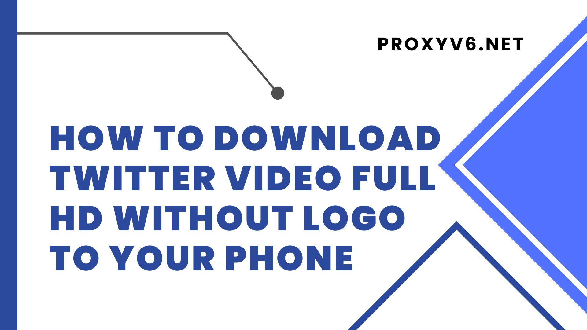How to download twitter video full HD without logo to your phone?