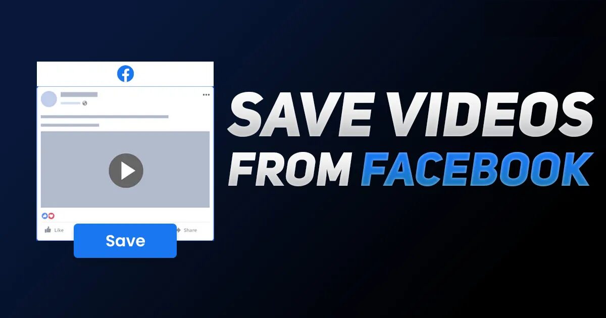 save facebook videos