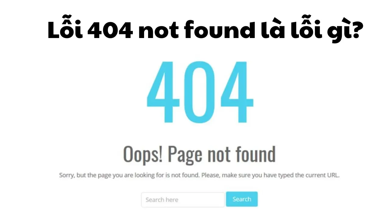 lỗi 404 not found là gì