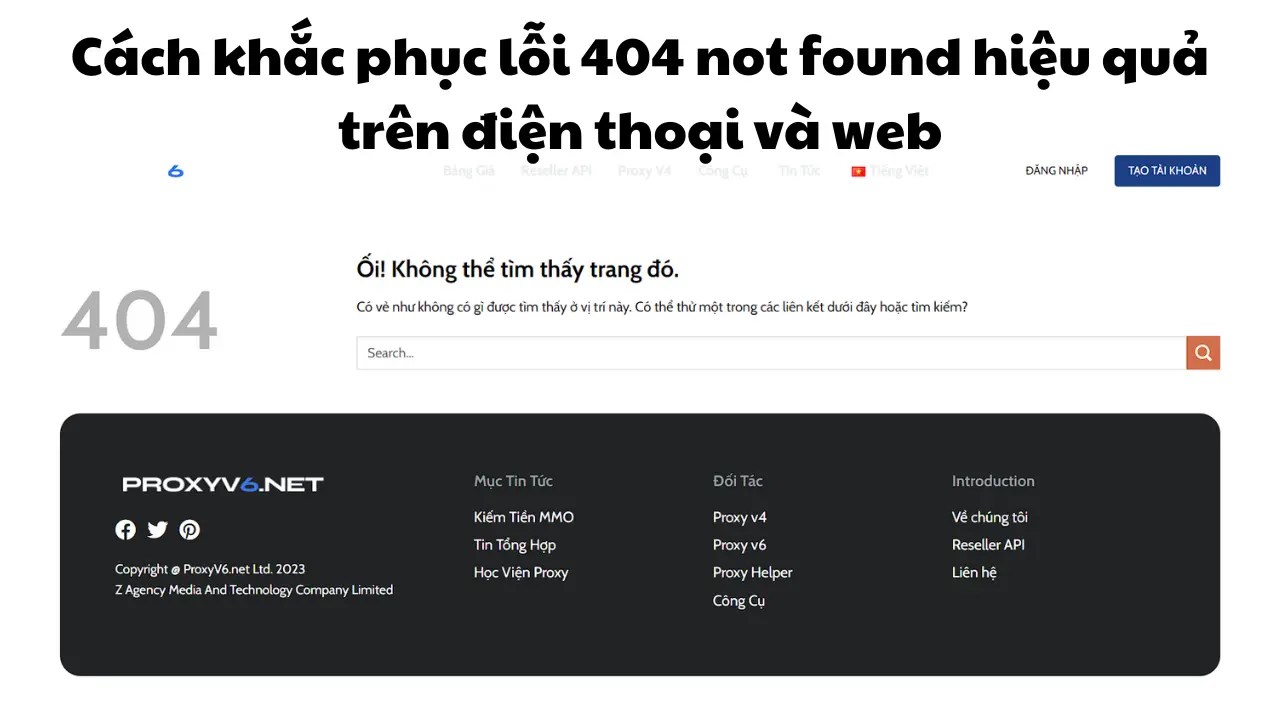 lỗi 404 