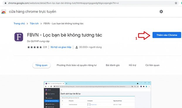 lọc bạn bè không tương tác