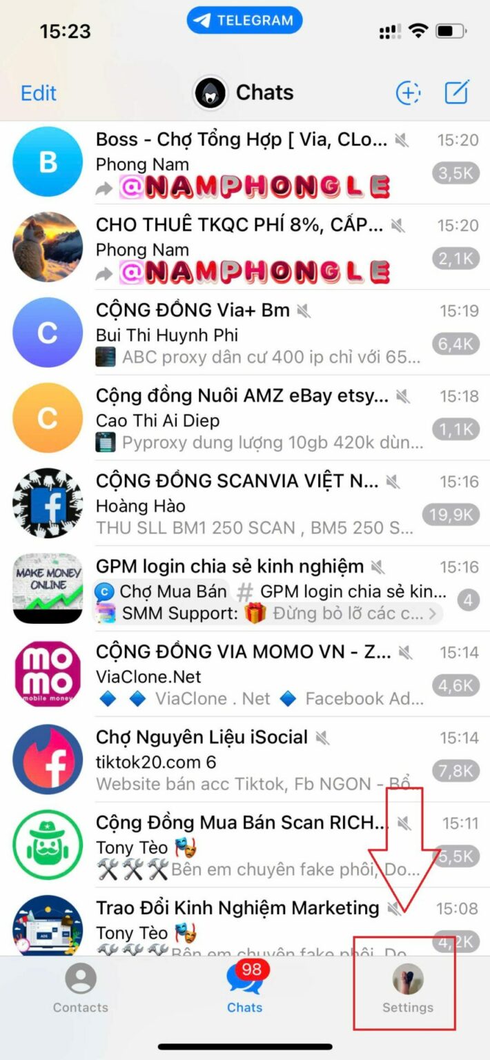 H ng d n b ch n telegram b ng proxy