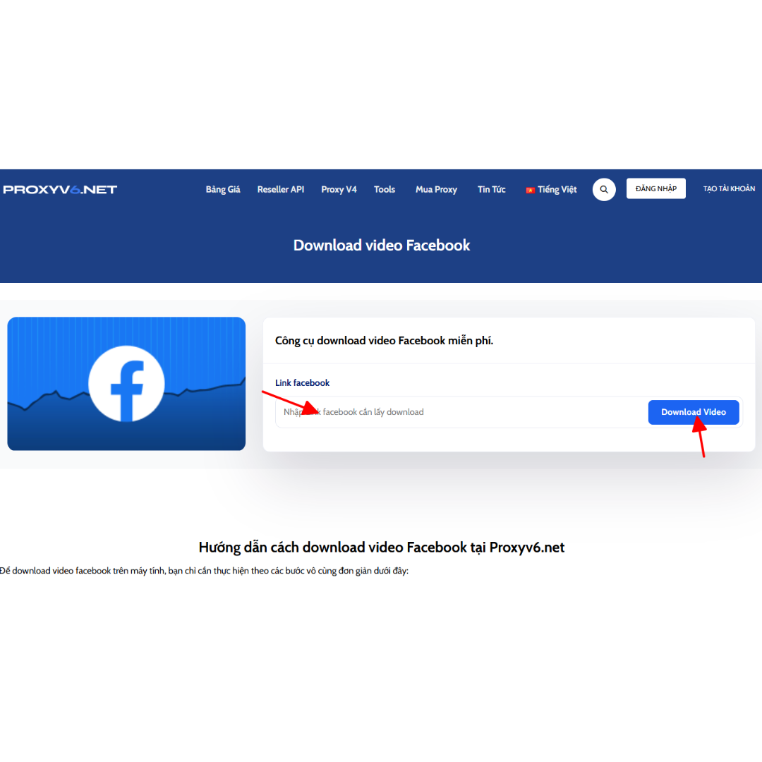 Download video facebook