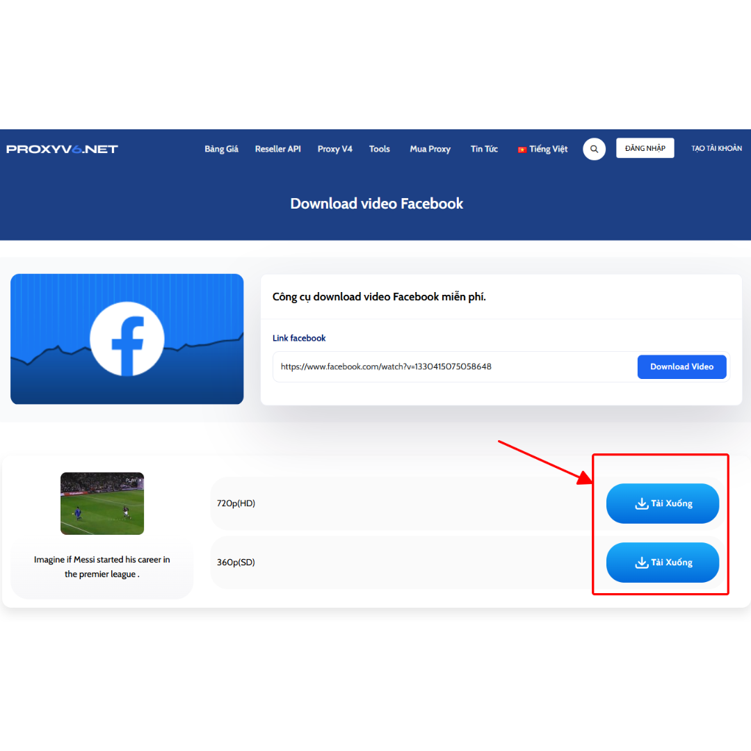 Download video facebook