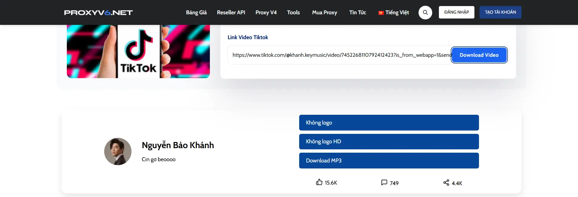 download video tiktok